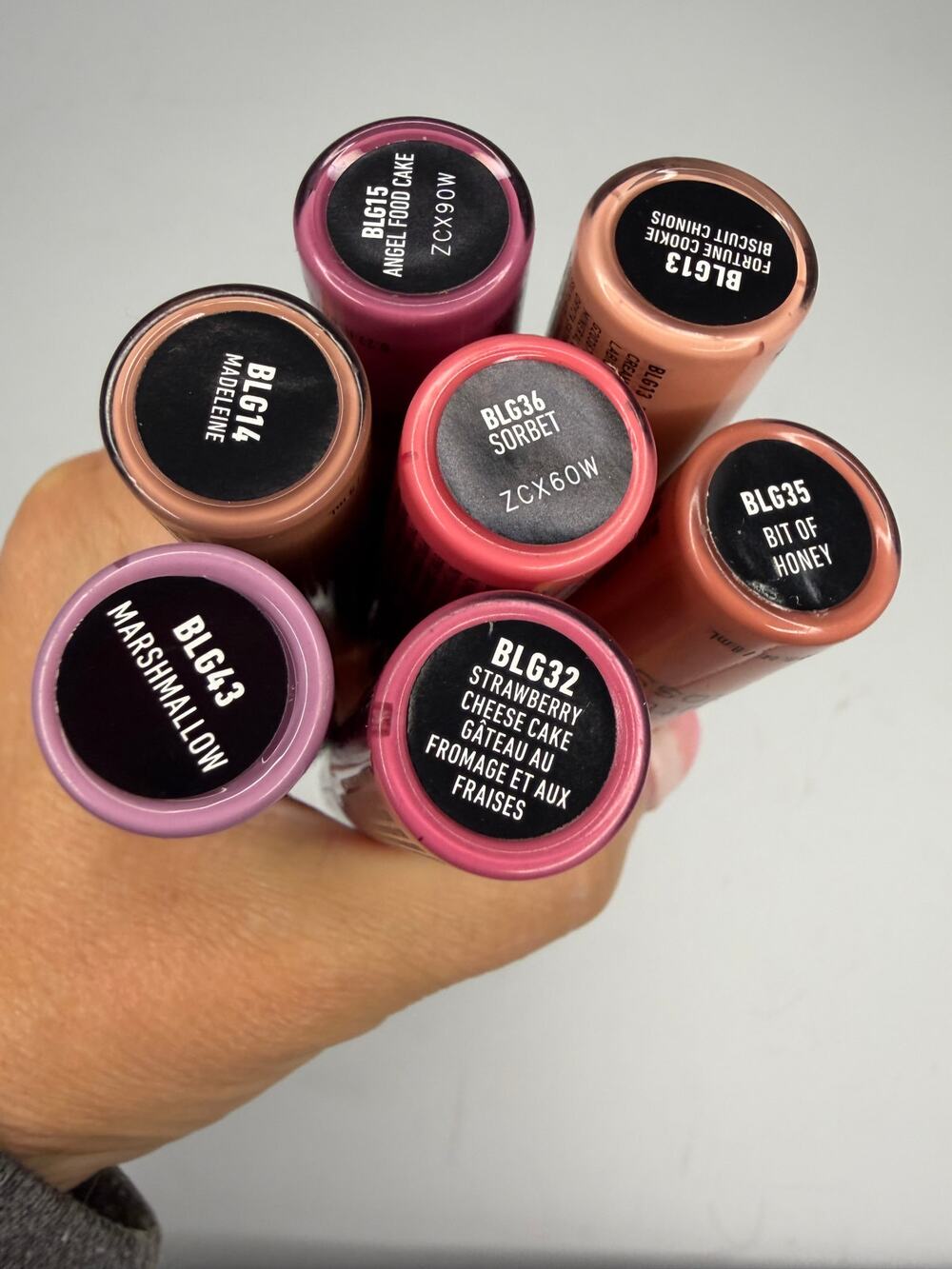 NYX Butter Gloss Lip Gloss Lot of 7 Assorted Shades Marshmallow Sorbet NEW